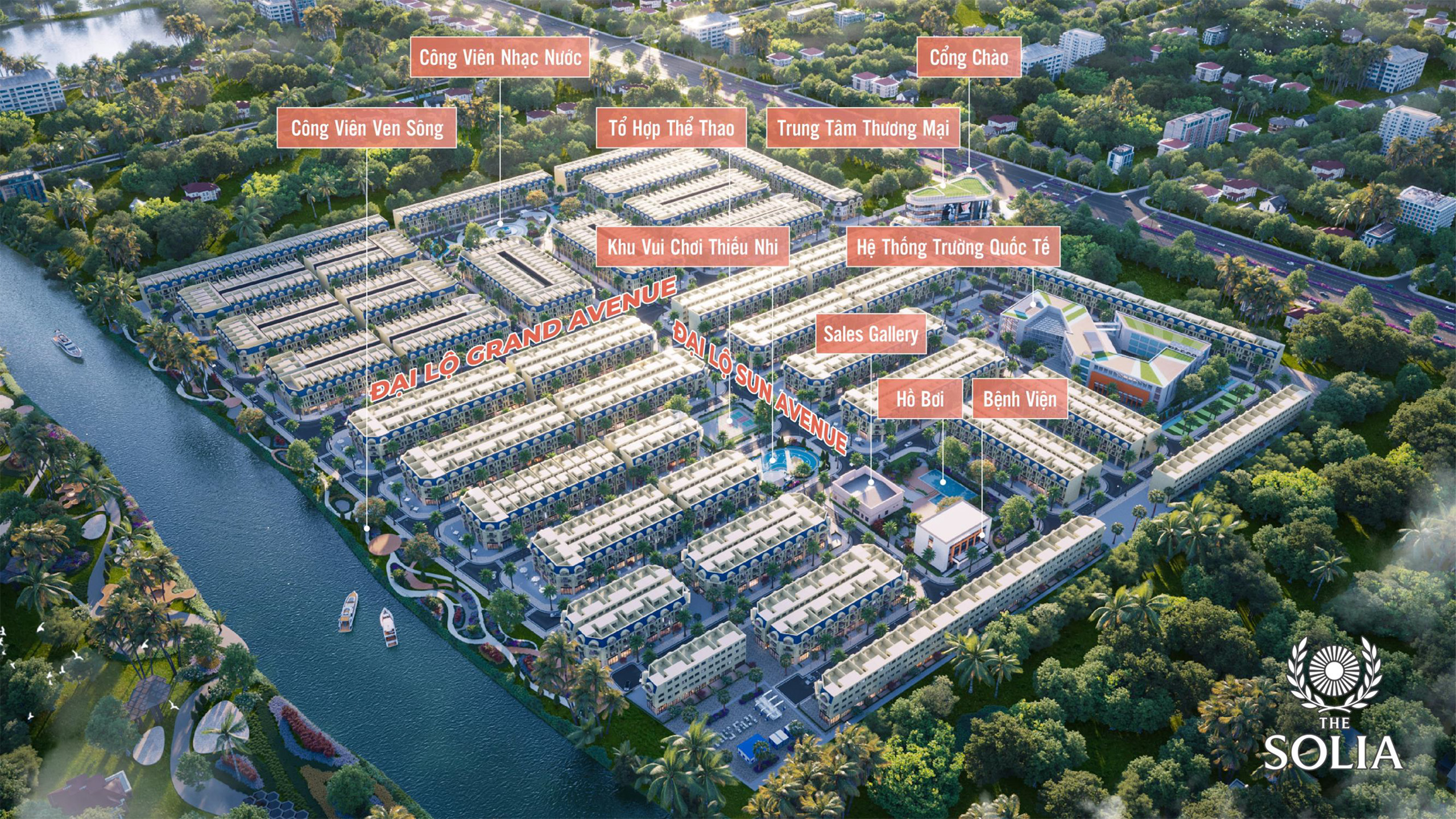 TIỆN ÍCH KHU ĐÔ THỊ THE SOLIA